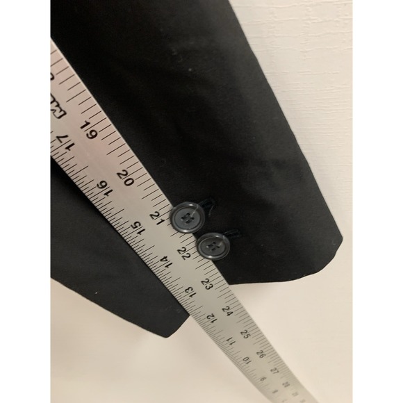 Ann Taylor Black Button Blazer Jacket Women's Career Business Office Size 18 - Picture 8 of 9